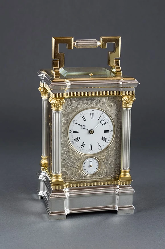 GROSSE REISEUHR Nr. R 32 - Antike Uhren Grundner München